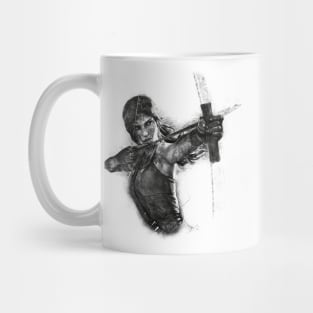 Lara Croft Drawing Mug